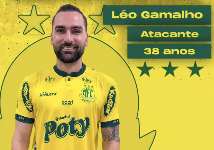 Atacante Léo Gamalho reforço do Mirassol (Foto: Divulgação / Mirassol)