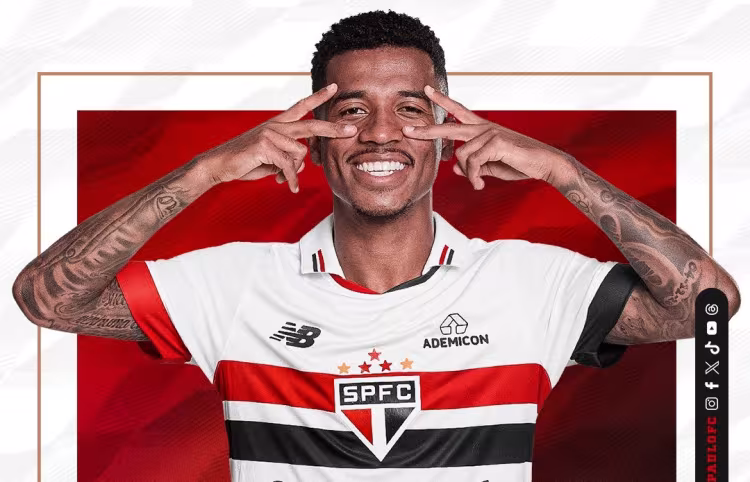 Marcos Antônio é anunciado pelo São Paulo — Foto: Divulgação